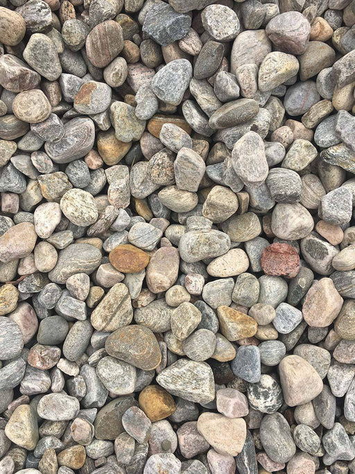 Algonquin River Stone 1-4" - available from Rice Road Greenhouses in Ontario, Canada